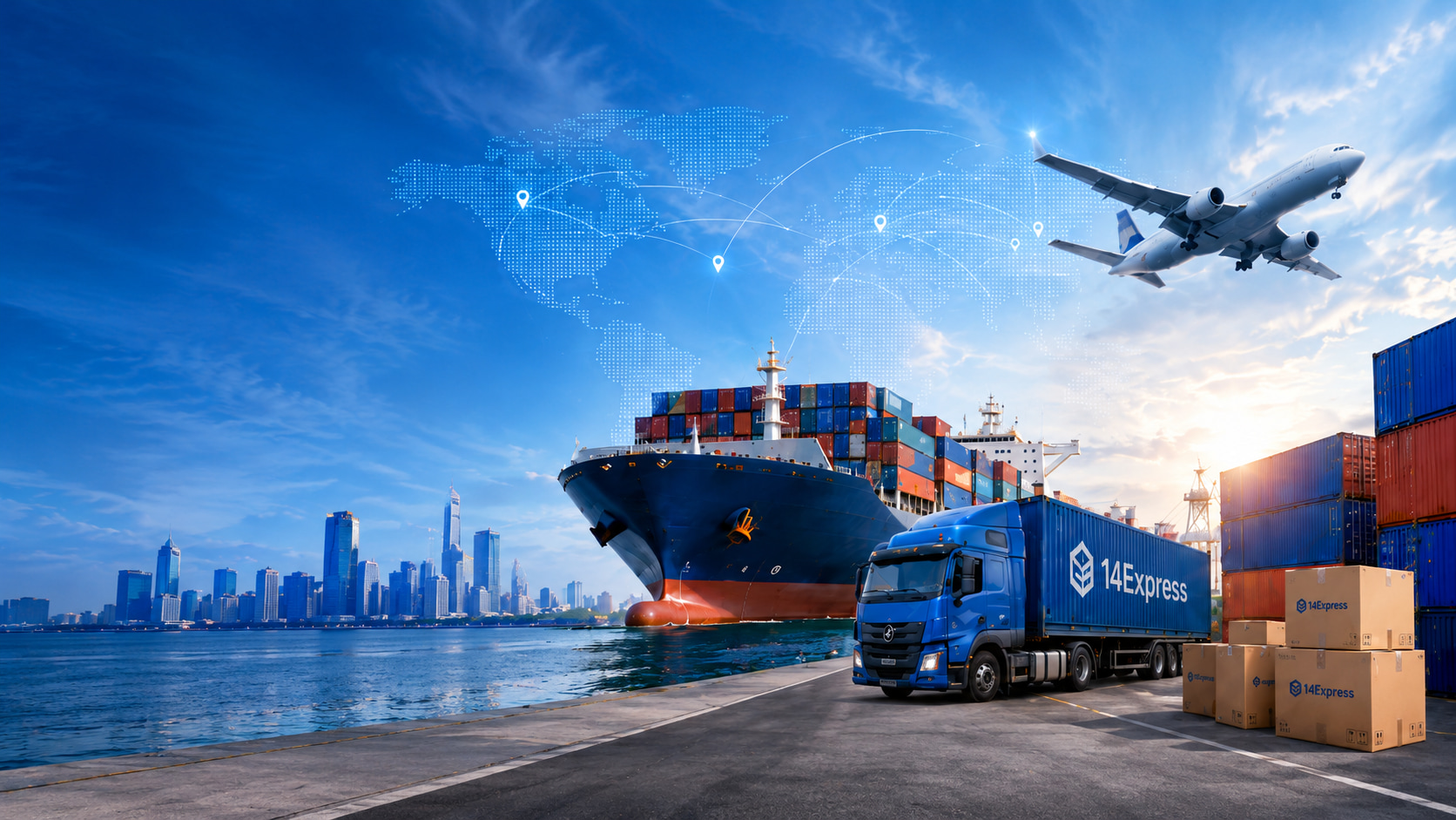 14Express global logistics operations